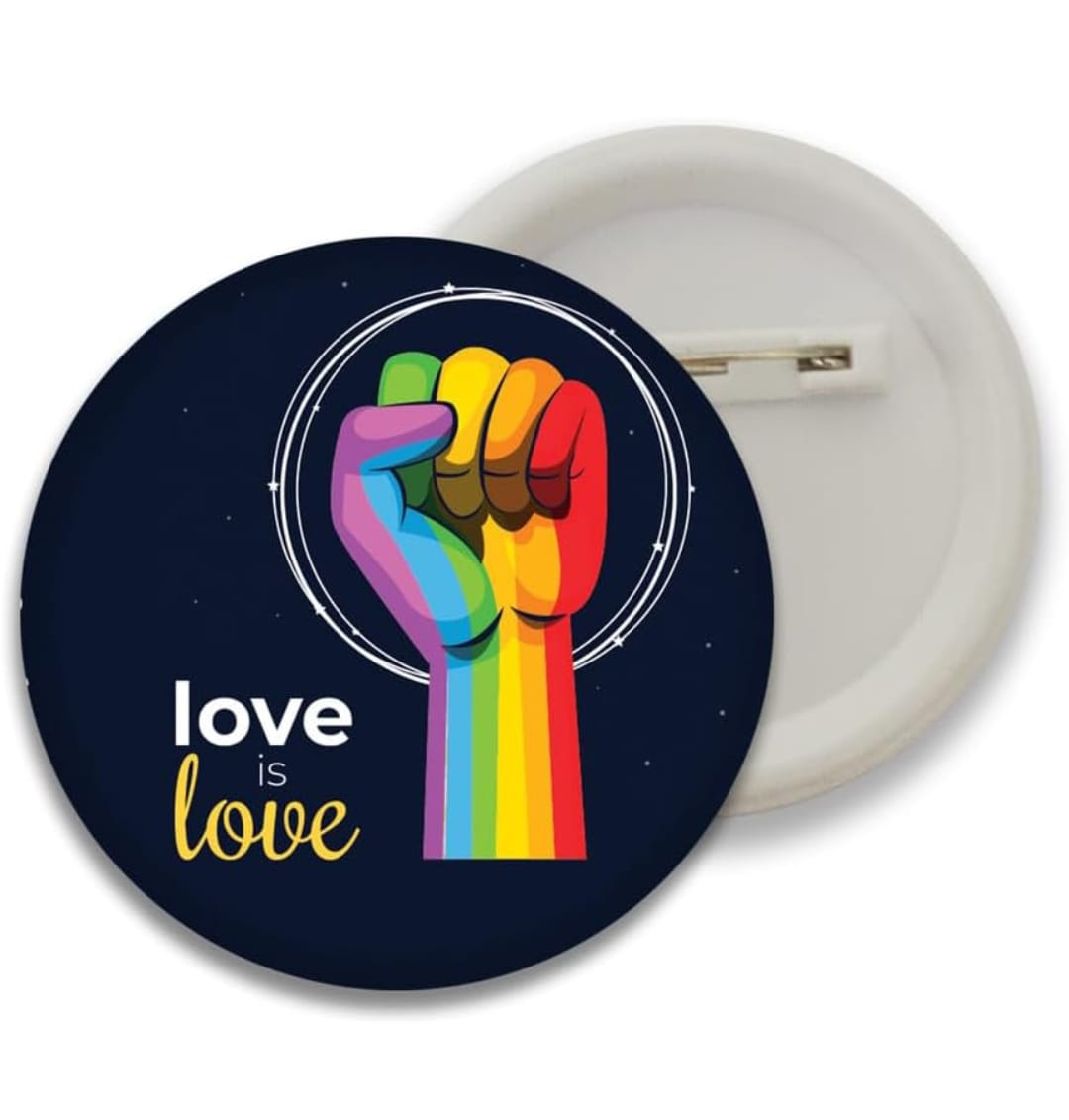 love is love pride power fist badge love is love pride power fist badge